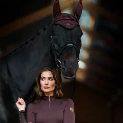 Equestrian Stockholm - Bonnet pour chevaux Endless Glow Marron New