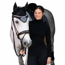 Equestrian Stockholm - Bonnet Winter Shadow Noir Hot