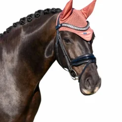 Discount Equestrian Stockholm - Bonnet pour chevaux Modern Coral Orange