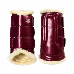 Equestrian Stockholm - Guêtres de dressage Bordeaux x2 New