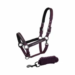Equestrian Stockholm - Licol et longe Black Raven Hot