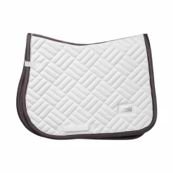Equestrian Stockholm - Tapis de selle Modern White Dark Violet Blanc Sale