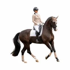 Equestrian Stockholm - Tapis de dressage Mordern White / sand Blanc Discount