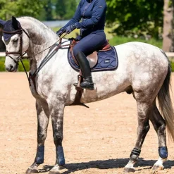 Equestrian Stockholm - Tapis de selle Lagoon blush Bleu Outlet