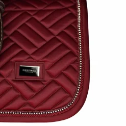 Best Equestrian Stockholm - Tapis de selle Crystal Bordeaux