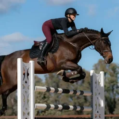 Equestrian Stockholm - Tapis de selle Total Eclipse Noir Outlet