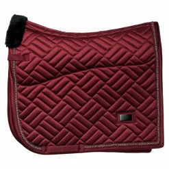 Clearance Equestrian Stockholm - Tapis de dressage Crystal Bordeaux