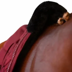 Clearance Equestrian Stockholm - Tapis de dressage Crystal Bordeaux