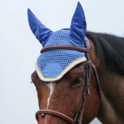 Discount Equithème - Bonnet chasse-mouches Denim ciel Bleu