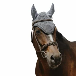 Equithème - Bonnet pour chevaux Chic Gris Best