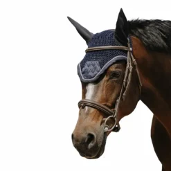 Equithème - Bonnet pour chevaux Brocart Marine Online