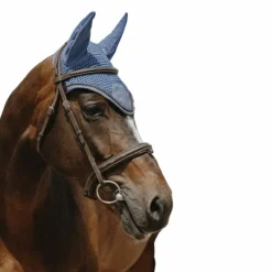 Sale Equithème - Bonnet pour chevaux Chic Bleu