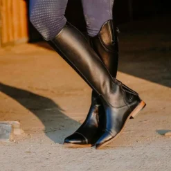 New Equithème - Bottes d'équitation de dressage Wavy Noir