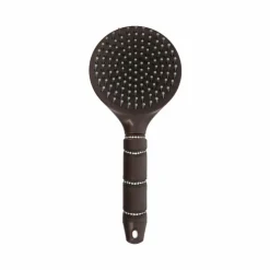 Equithème - Brosse à crinière Je t'aime strass brun Marron Sale