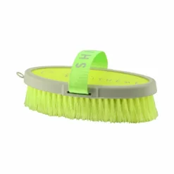 Equithème - Brosse douce Je t'aime fluo Jaune Outlet