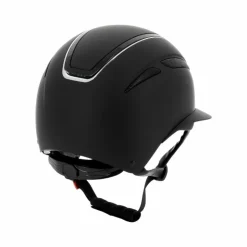 Equithème - Casque d'équitation Agris argenté Noir Clearance