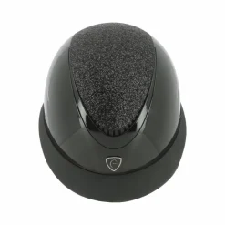 Online Equithème - Casque Wings brillant lamé Noir