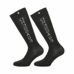 Discount Equithème - Chaussette dressage (x1) Noir