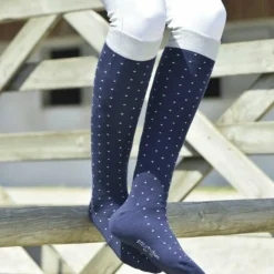 Equithème - Chaussette Peas (x1) Marine