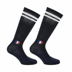 Equithème - Chaussettes d'équitation Samuel Marine