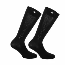 Clearance Equithème - Chaussettes Jeanne Dressage (x1) Noir
