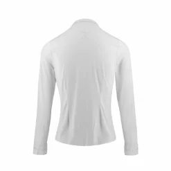 Clearance Equithème - Chemise à manches longues de concours femme Julia he Blanc