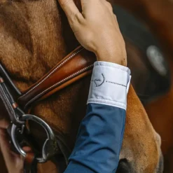 Clearance Equithème - Chemise à manches longues de concours femme Julia Marine