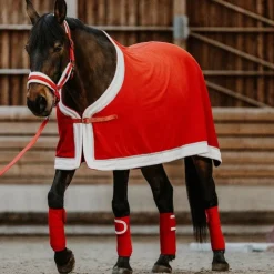 Equithème - Chemise polaire Xmas Rouge Outlet