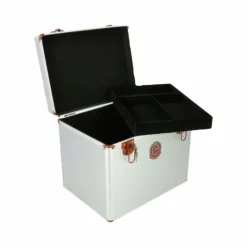 Sale Equithème - Coffre pansage "Je t'aime" argenté Gris