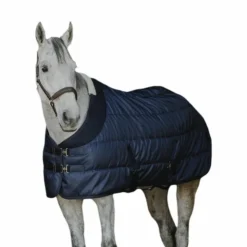 Equithème - Couverture d'écurie Confortech 200g Marine