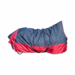 Clearance Equithème - Couverture d'extérieur Tyrex 1200D high neck /bordeaux 0g Marine