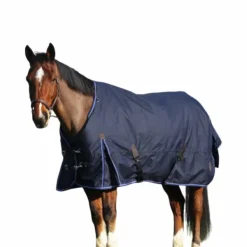Equithème - Couverture d'extérieur Classic 1200D 50g Marine Clearance