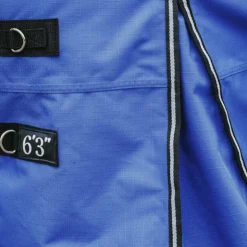 Clearance Equithème - Couverture d'extérieur Tyrex Aisance 1200D High Neck roi 0g Bleu