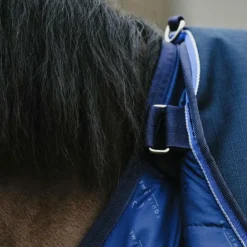 Equithème - Couverture d'extérieur Classic 1200D 100g Marine Outlet