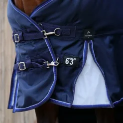 Outlet Equithème - Couverture d'extérieur Tyrex 1680D 0g Marine