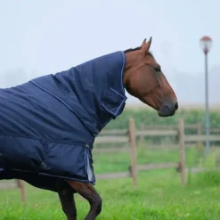 Clearance Equithème - Couverture d'extérieur Tyrex 1680D 220g Marine
