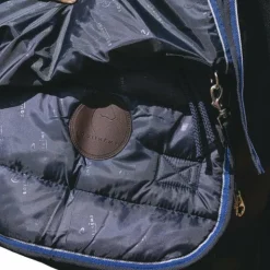 Best Equithème - Couverture d'extérieur Classic 1200D High Neck 200g Marine