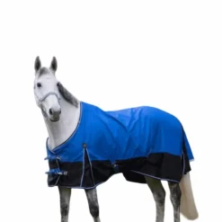 Sale Equithème - Couverture d'extérieur Tyrex 1200D "Aisance" /noir 150g Bleu