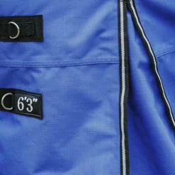 Equithème - Couverture Tyrex Aisance 1200D High neck   roi 50g Bleu