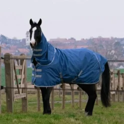 Equithème - Couvre-cou Tyrex 600D recyclé 0g Marine