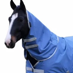 Hot Equithème - Couvre-cou Tyrex 600D Recyclé 150g Bleu