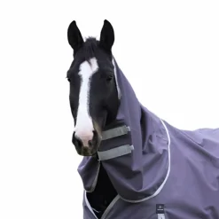 Equithème - Couvre-cou Tyrex 1200D Recyclé taupe 150g Gris Online