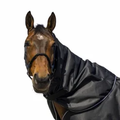 Equithème - Couvre-cou Tyrex 600D 200g Noir Clearance