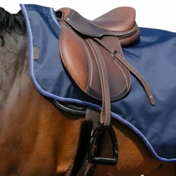 Equithème - Couvre-reins Classic 600D imperméable/ polaire 0g Marine Discount
