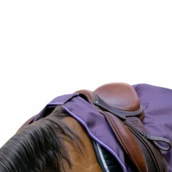 Equithème - Couvre-reins polaire Tyrex 600D prune Violet Best
