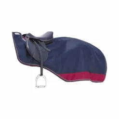 Sale Equithème - Couvre-reins Tyrex doublé polaire /bordeaux 1200D 0g Marine
