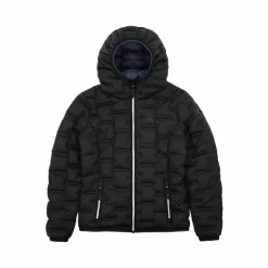 Outlet Equithème - Doudoune femme Nelly Je t'aime noir