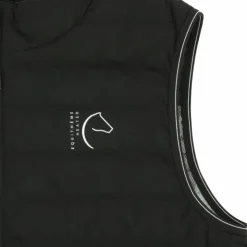 Equithème - Doudoune sans manches chauffante mixte Charlie Noir