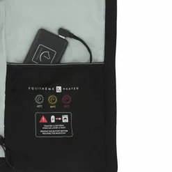 Equithème - Doudoune sans manches chauffante mixte Charlie Noir