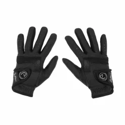 Equithème - Gants d'équitation Victoire Je t'aime Noir Hot